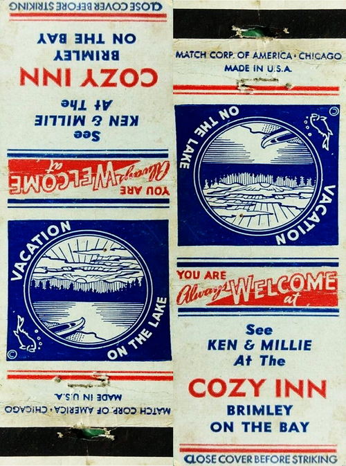 Cozy Inn - Matchbook